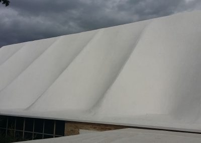Slanted Roof with Indented Foam Roof